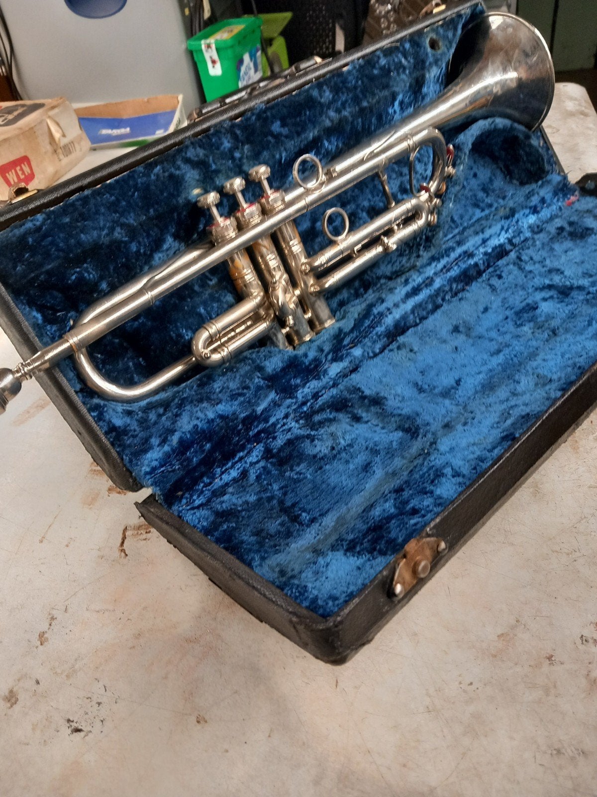 antieke trompet van 1943 ,zeer goede staat, Musique & Instruments, Enlèvement ou Envoi