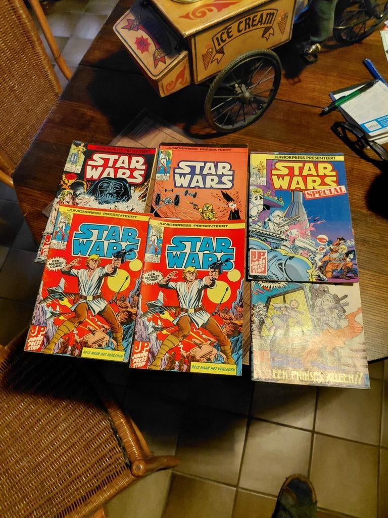 6 strips star wars, Boeken, Ophalen