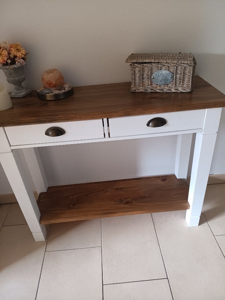 Ladekastje, Ophalen, Minder dan 50 cm, 1 of 2 laden, Hout