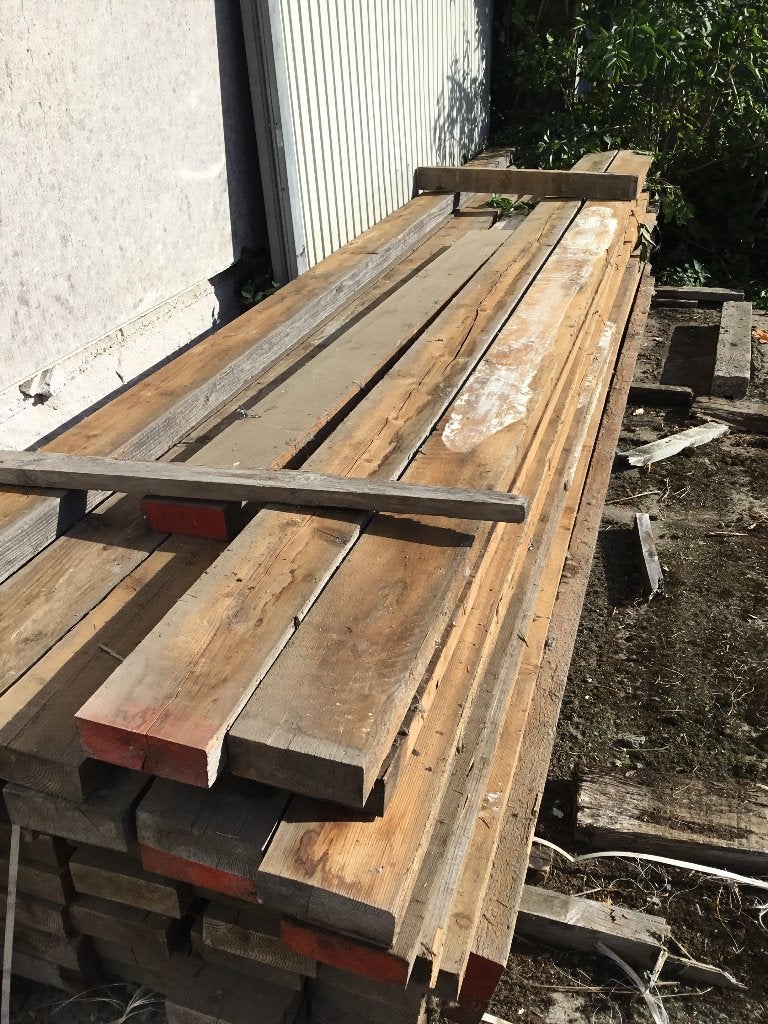 Houten balken, Ophalen, Balken