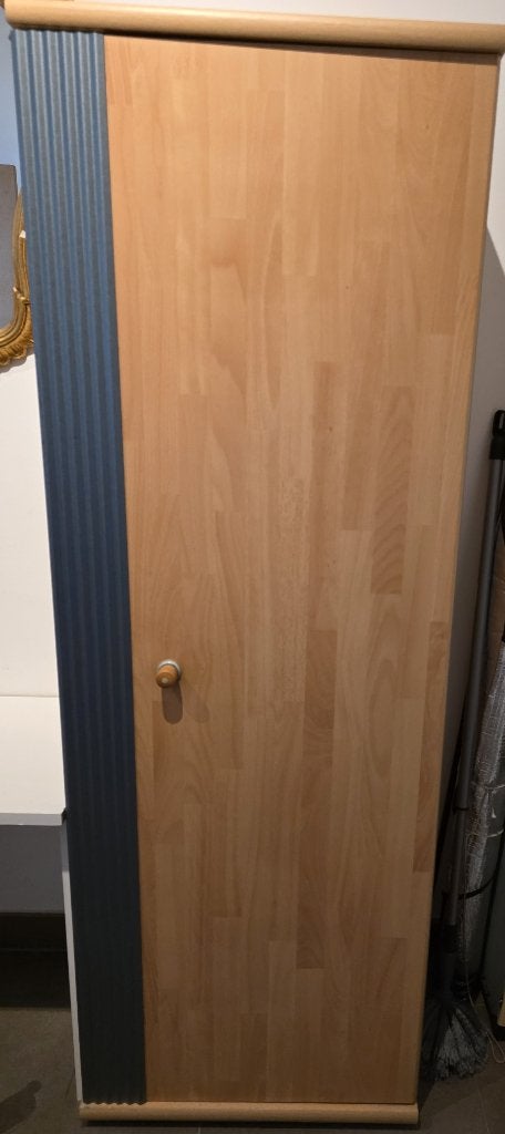 Functionele houten opbergkast met 5 compartimenten, Ophalen