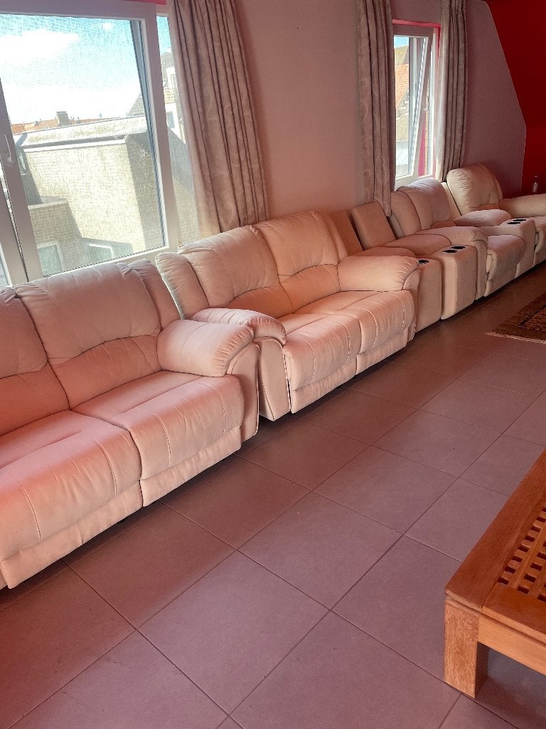 Relax zetels 3 x 2zit met tussenstukken, Huis en Inrichting, Ophalen, Vierpersoons of meer