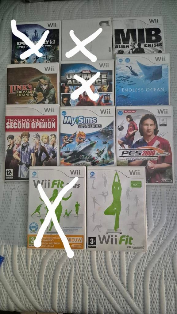 Jeux Wii, Enlèvement ou Envoi