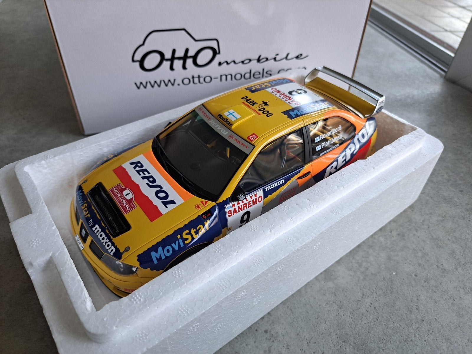 Seat Cordoba WRC Rovanpera OT483 1/18 OTTO Nieuw, Ophalen of Verzenden, Nieuw, Auto, OttOMobile