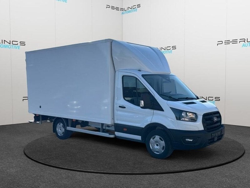 Ford Transit 350E L4 Trend FWD, Auto's, https://public.car-pass.be/vhr/6344bf8b-26fc-4851-ae7d-fe7840d2de02, 130 pk, 96 kW, Grijs