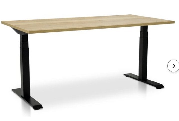 Elektrisch zit- en stabureau, 160 x 80 cm, Huis en Inrichting, 160 cm, Hout, Overige merken, Stabureau