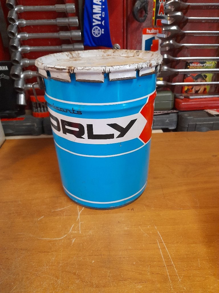 Oude lege vetpot Orly 5 liter, Ophalen of Verzenden, Gebruikt, Overige typen