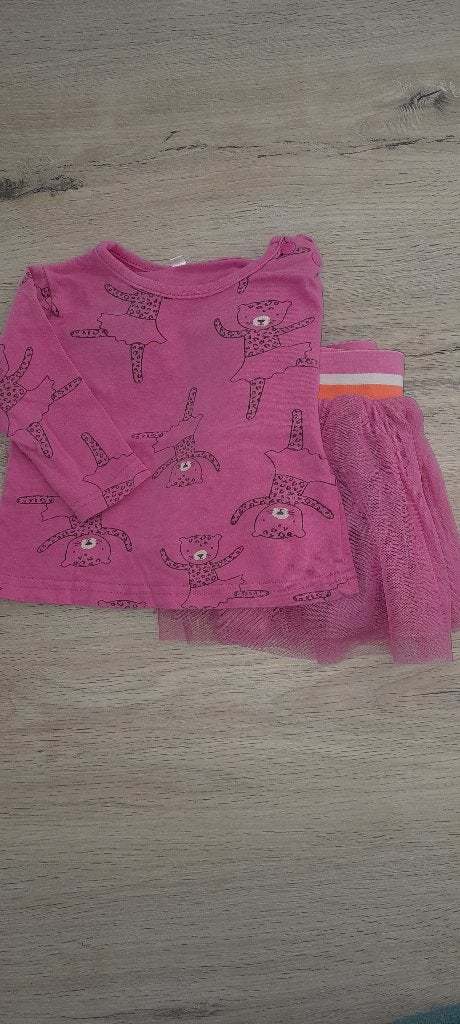 Setje rokje met shirt maat 68, Kinderen en Baby's, Ophalen of Verzenden, Gebruikt, Meisje, Setje