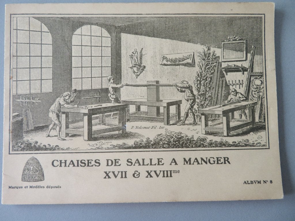 oud reclame boek Chaises de salles a manger XVII & XVIIIme, Verzamelen, Ophalen of Verzenden, Zo goed als nieuw, Overige typen