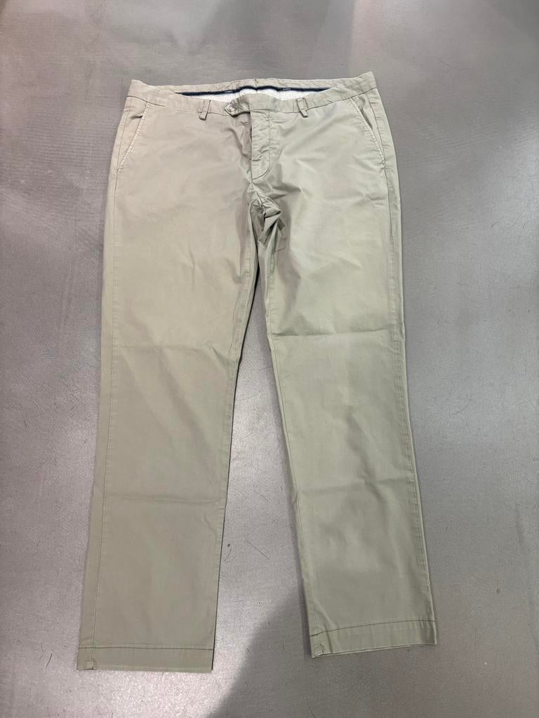 Pantalon kaki clair Hackett Taille 34 - parfait, Vêtements | Hommes, Pantalons, Comme neuf, Taille 56/58 (XL), Vert, Enlèvement ou Envoi