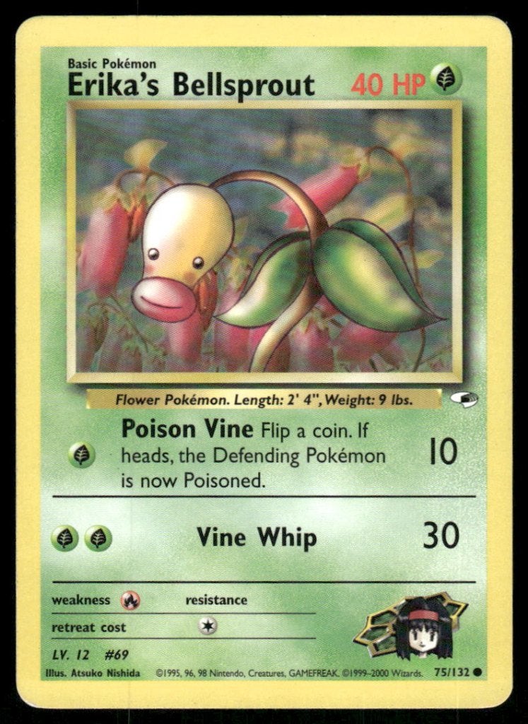 Erika's Bellsprout 75/132 - Gym Heroes, Envoi, Utilisé