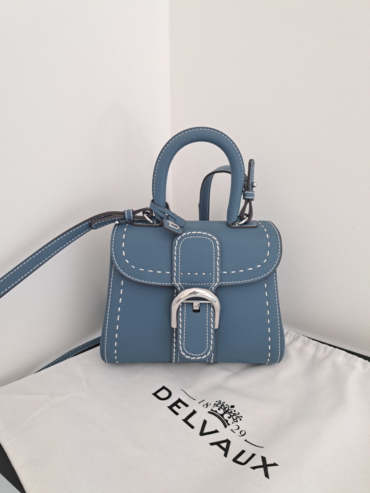 Delvaux Brillant Mini, Enlèvement ou Envoi, Comme neuf, Bleu