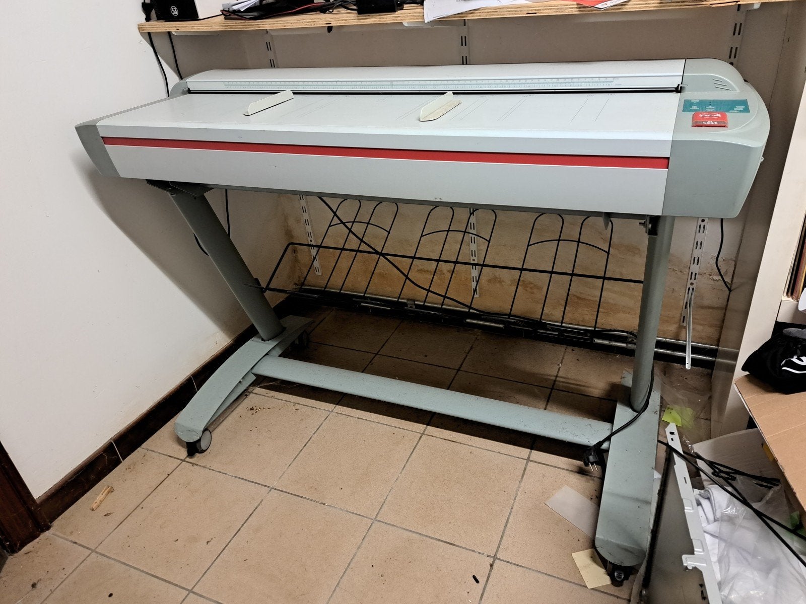 Scanner A0, OCÉ, Enlèvement
