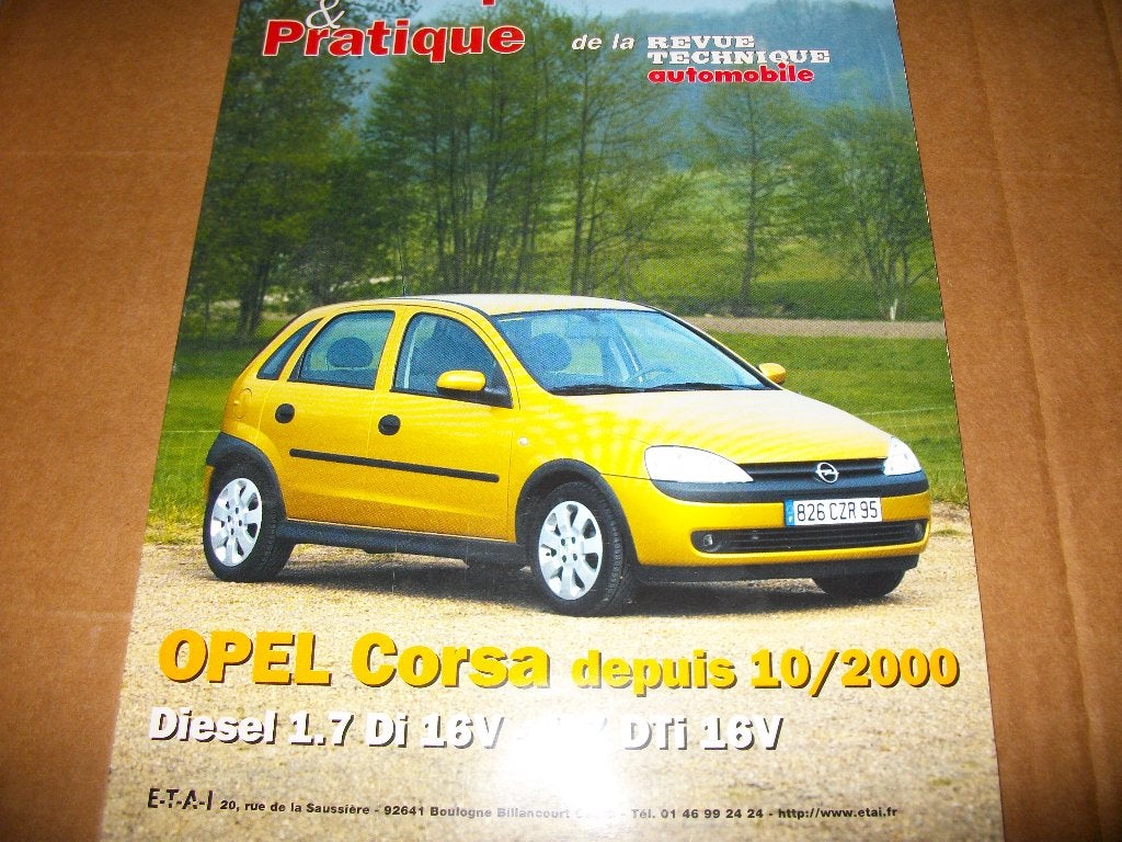 revue technique opel corsa C diesel TD 2000-2002, Auto diversen, Handleidingen en Instructieboekjes, Ophalen of Verzenden