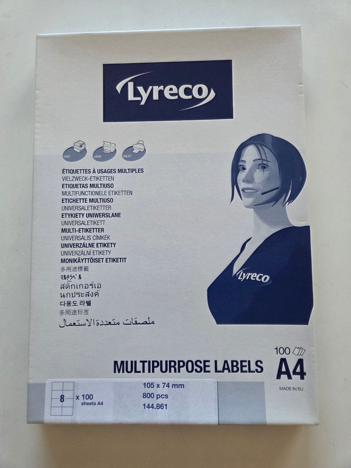 Étiquettes Lyreco universelles, Informatique & Logiciels, Étiqueteuses, Enlèvement ou Envoi, Neuf