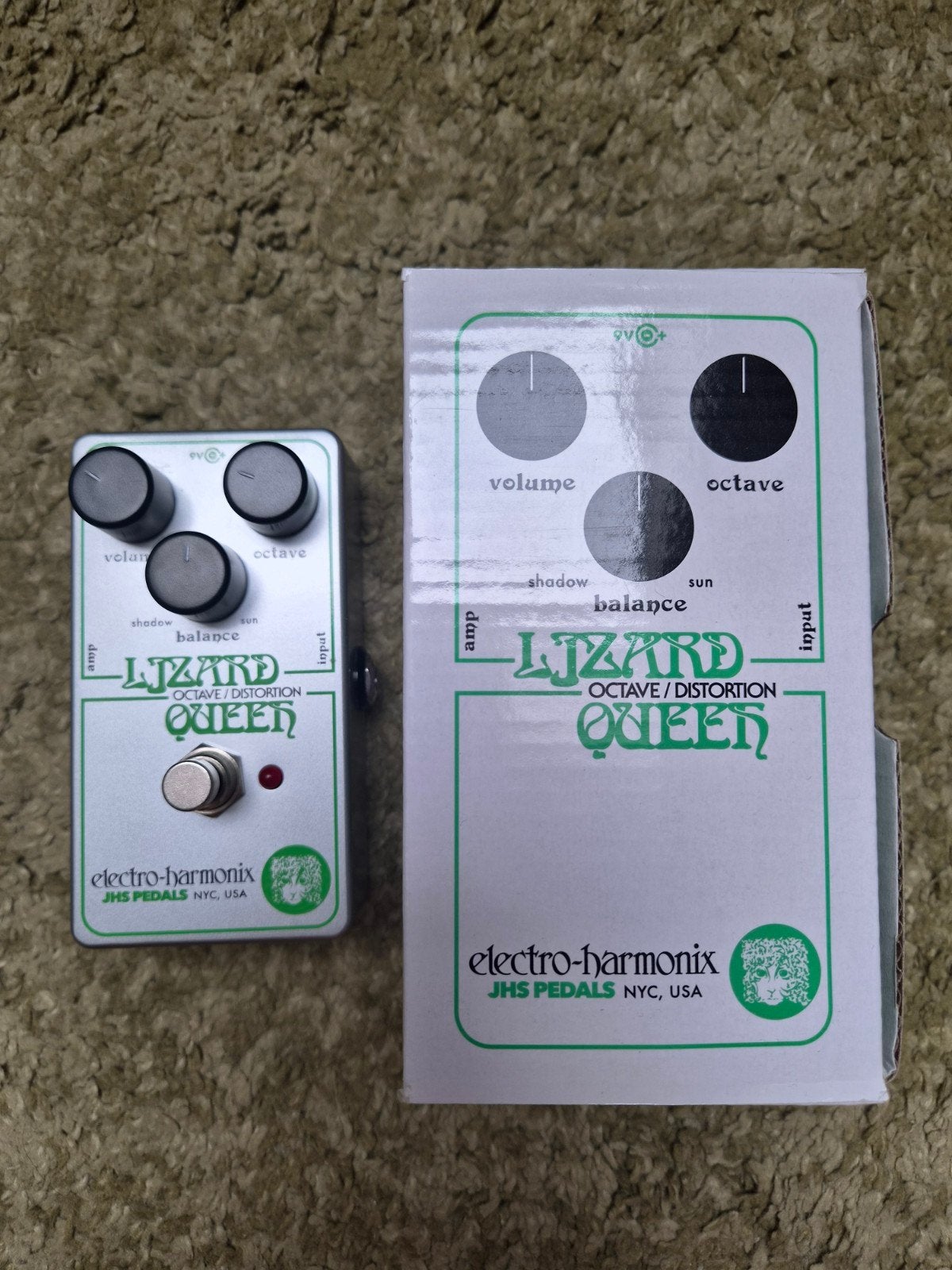 EHX Lizard Queen - Octave Fuzz pedal, Ophalen of Verzenden, Zo goed als nieuw, Distortion, Overdrive of Fuzz