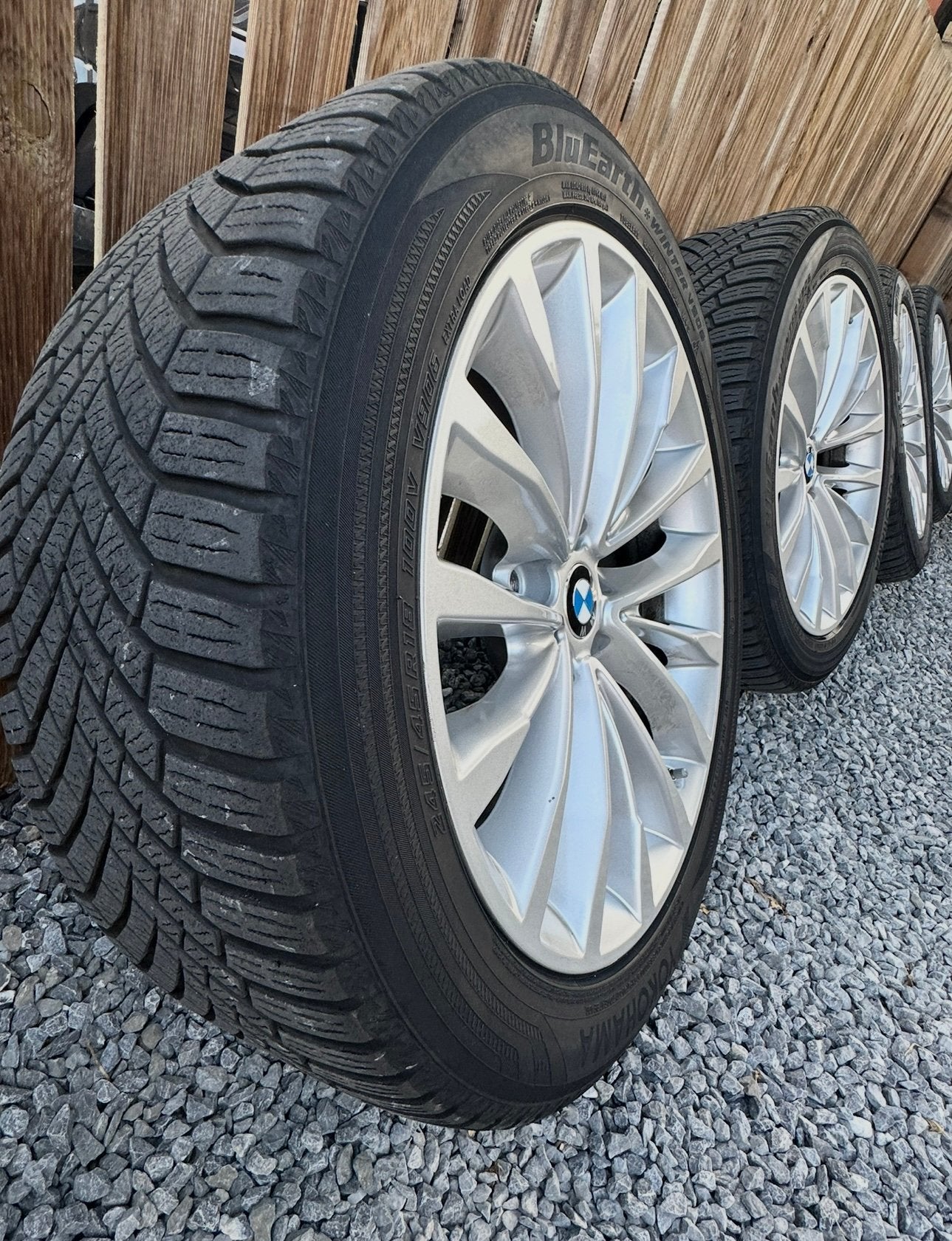 Mooie 18”origonal bmw winterwielset/ 5x112 / ET 30 / 66.5 /, Pneus et Jantes, Véhicule de tourisme, 18 pouces, Enlèvement