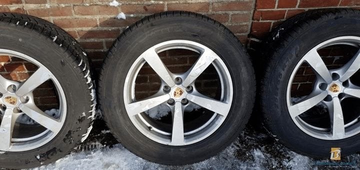 Porsche Macan origineel winterset 18 inch, Pneus et Jantes, 255 mm, Véhicule de tourisme, -