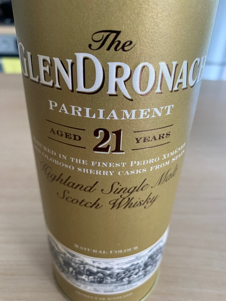 Whisky Glendronach Parliament 21yr, Enlèvement, Neuf, Pleine