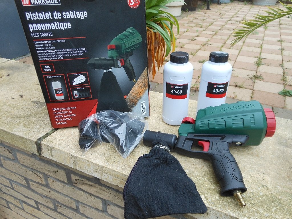 pistolet à sabler à air comprimé, Enlèvement, Neuf, Parkside