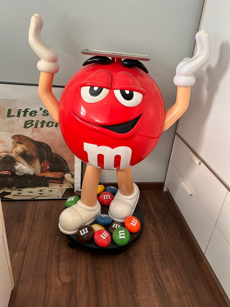 Figurine/présentoir publicitaire original M&M's à vendre, Collections, Enlèvement, Utilisé, Ustensile