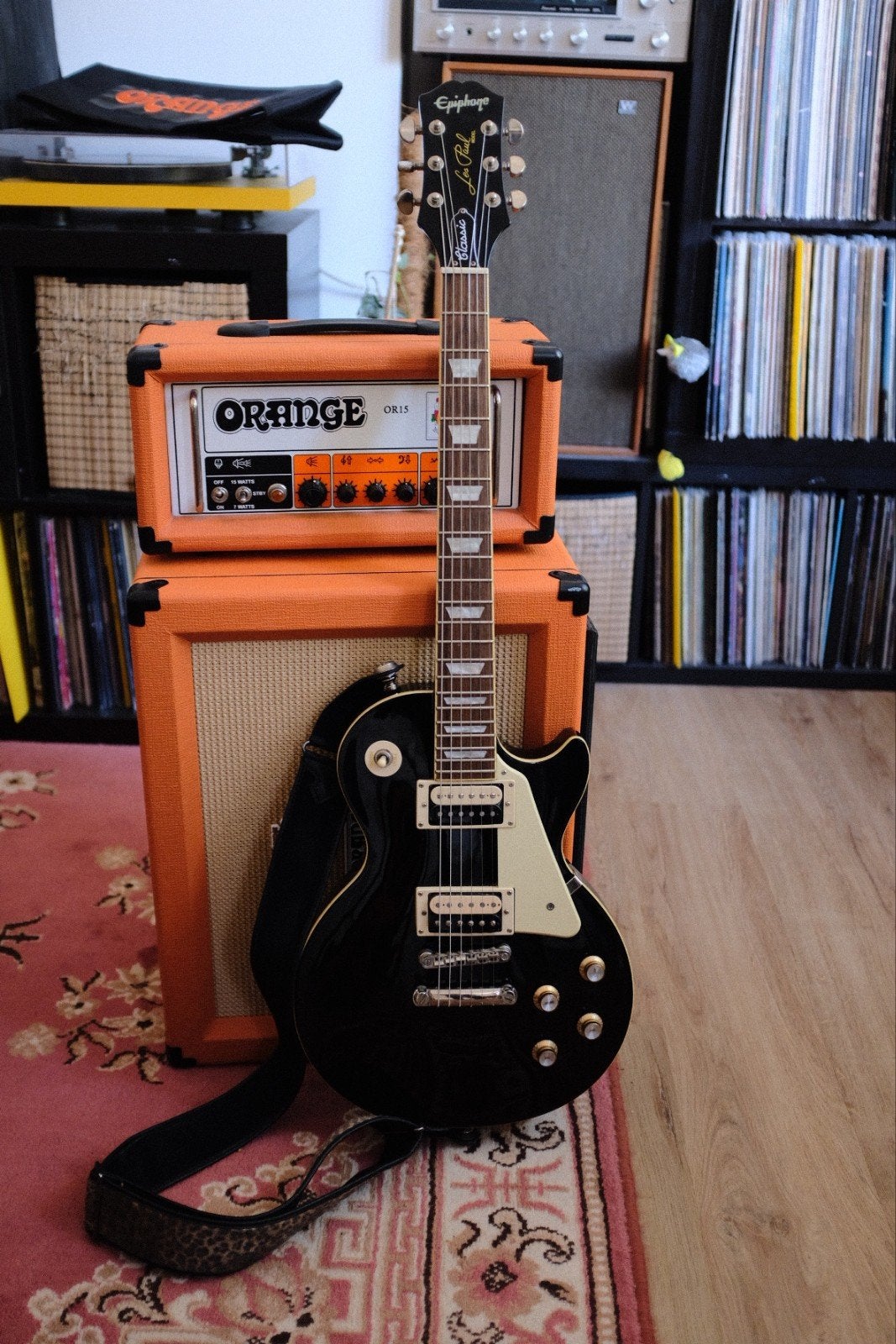 Epiphone Les Paul Classic Ebony, Ophalen, Epiphone