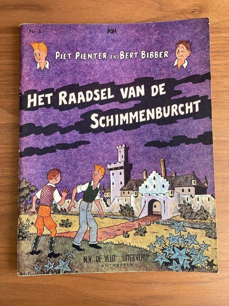 Het raadsel van de schimmenburcht - P Pienter en B Bibber, Boeken, Eén stripboek, Ophalen of Verzenden, POM