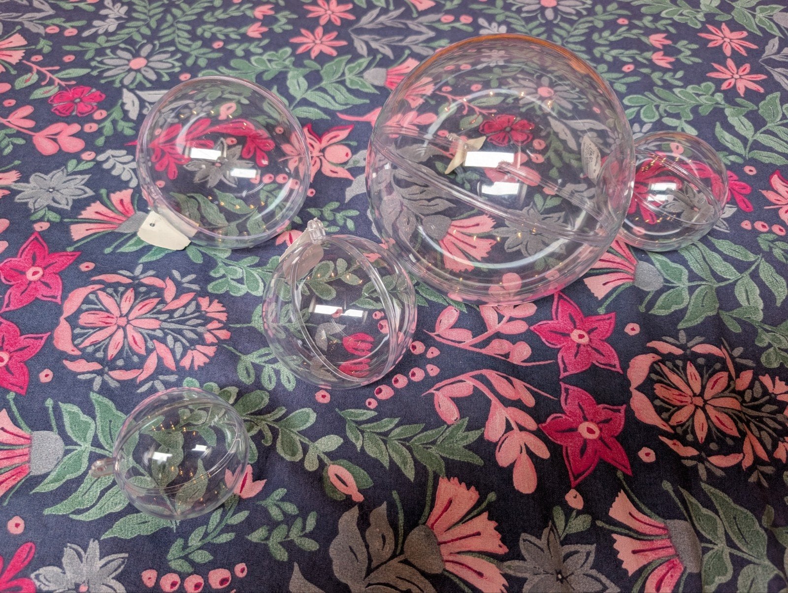 boules de décoration transparentes, Hobby en Vrije tijd, Ophalen of Verzenden
