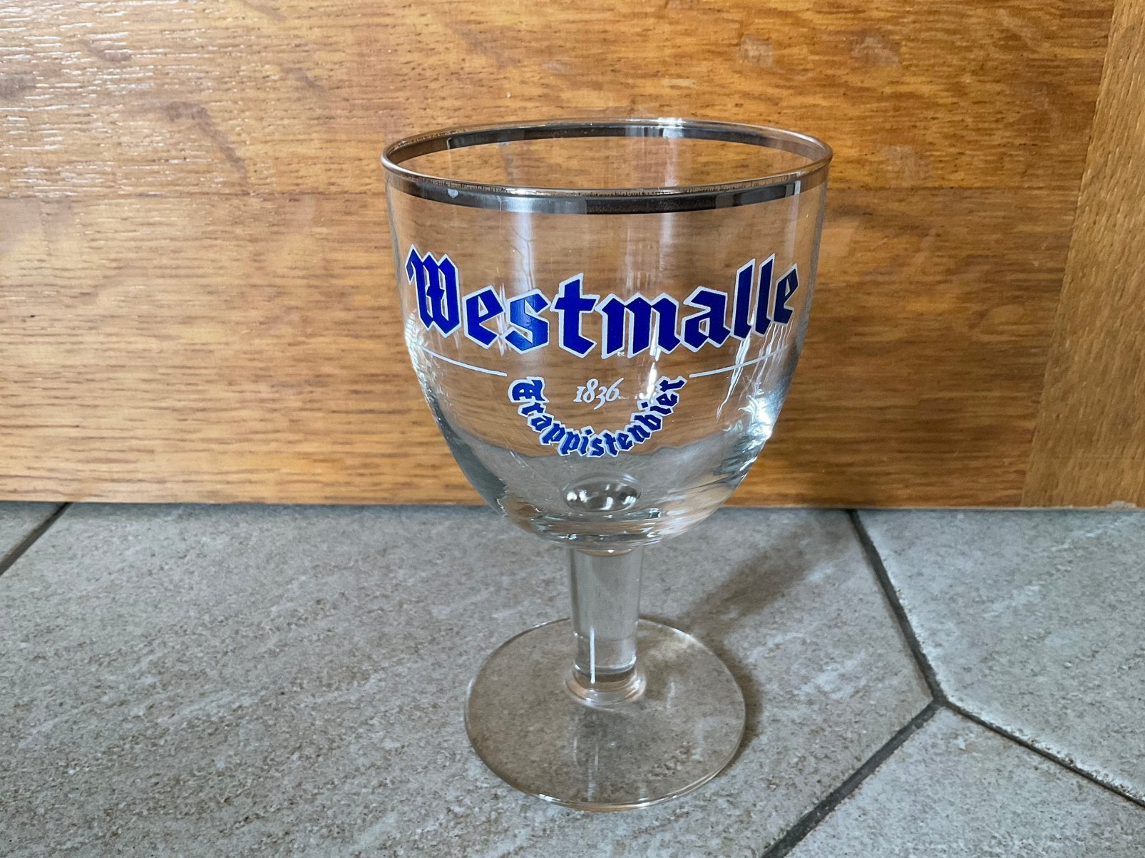 Verre à bière Old Westmalle Trappist, Collections, Envoi, Comme neuf