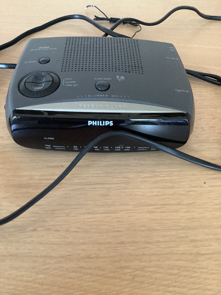 Réveil radio Philips, Electroménager, Enlèvement ou Envoi, Utilisé