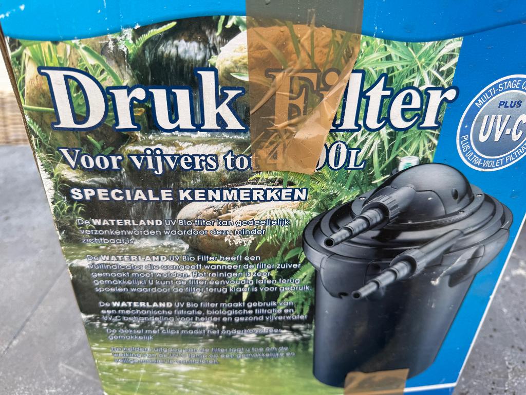 drukfilter vijver, Tuin en Terras, Vijver-toebehoren, Ophalen, Zo goed als nieuw, Vijverfilter
