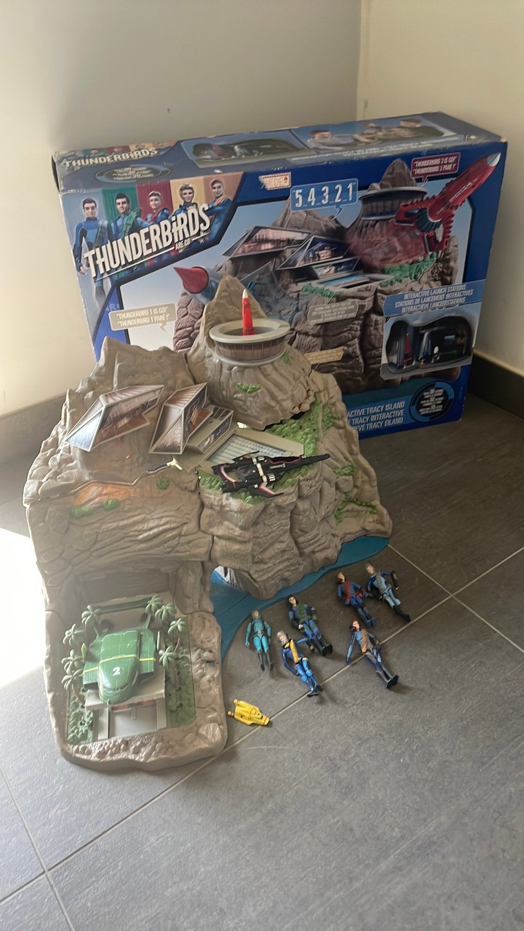 Thunderbirds - tracy island - met originele doos, Ophalen, Gebruikt
