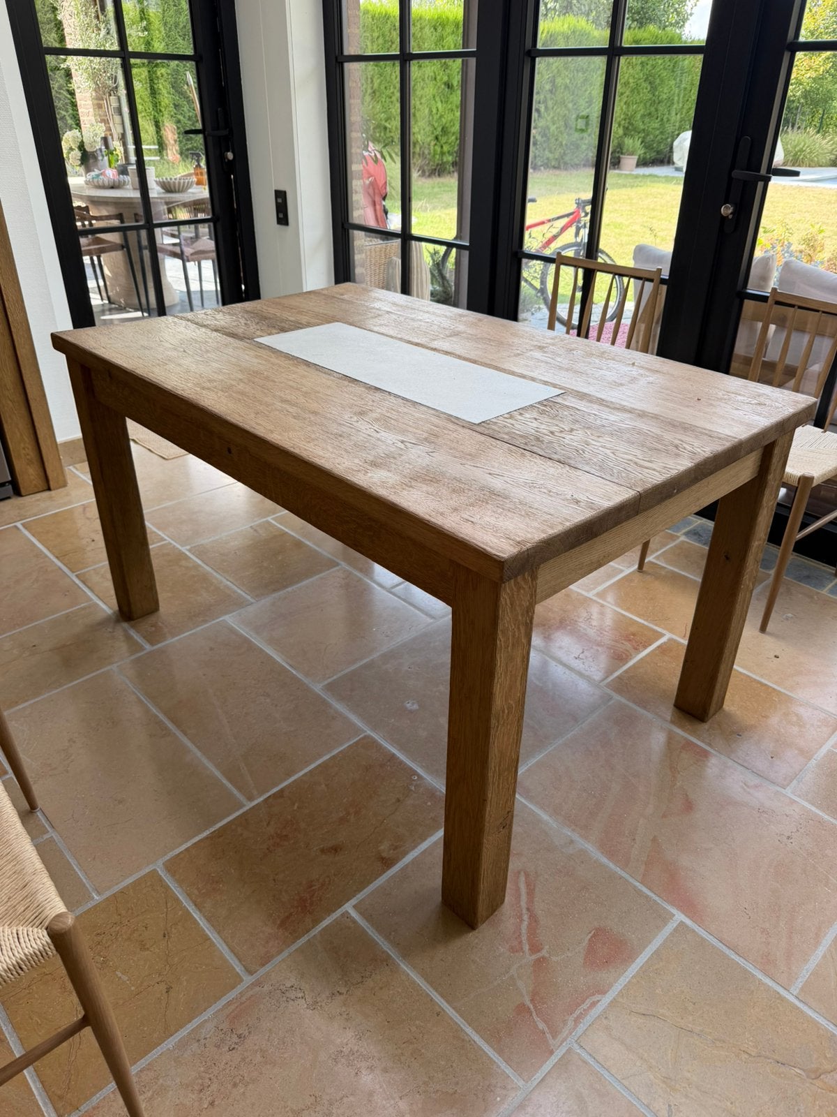 Massieve eiken tafel, Enlèvement, Utilisé