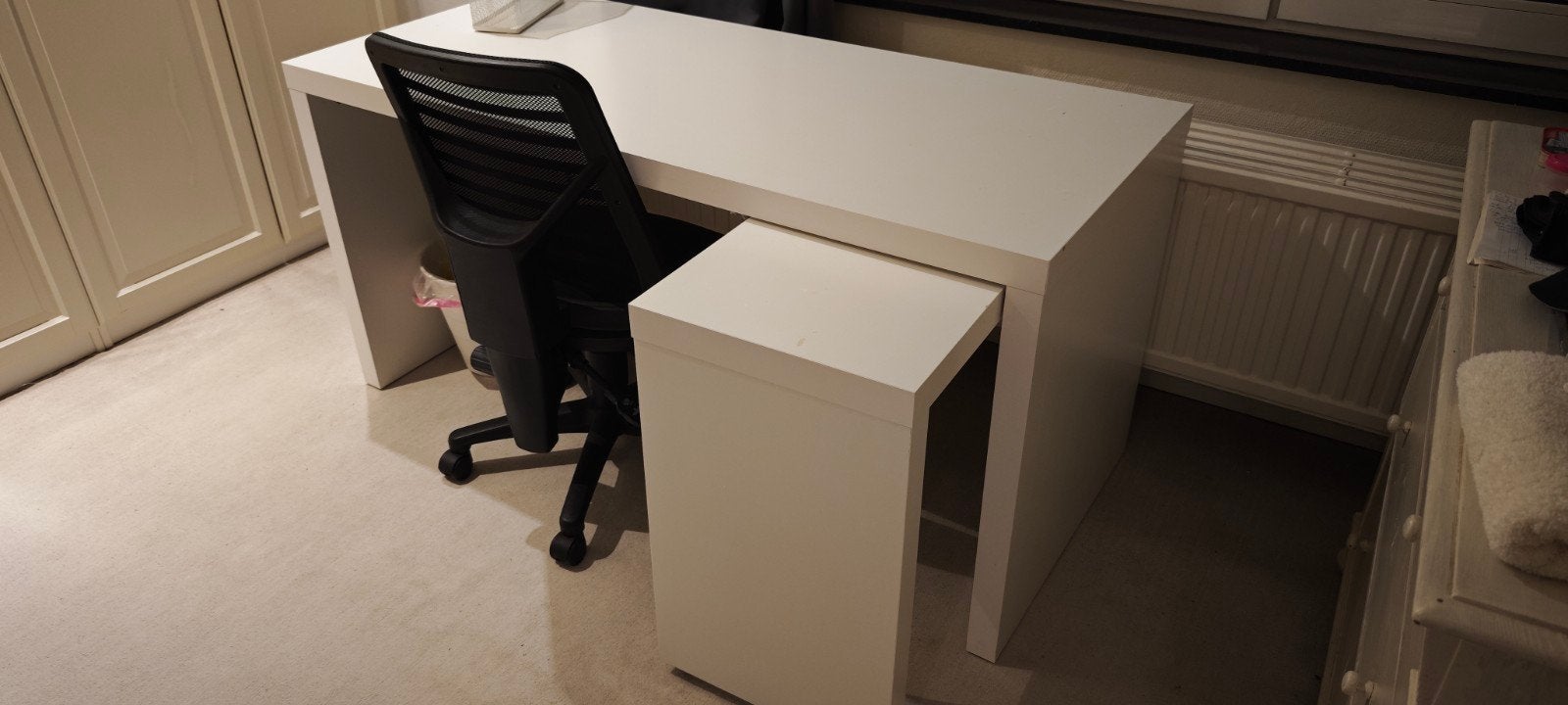 bureau avec ou sans chaise, 65 cm, Démontable, Comme neuf, Enlèvement