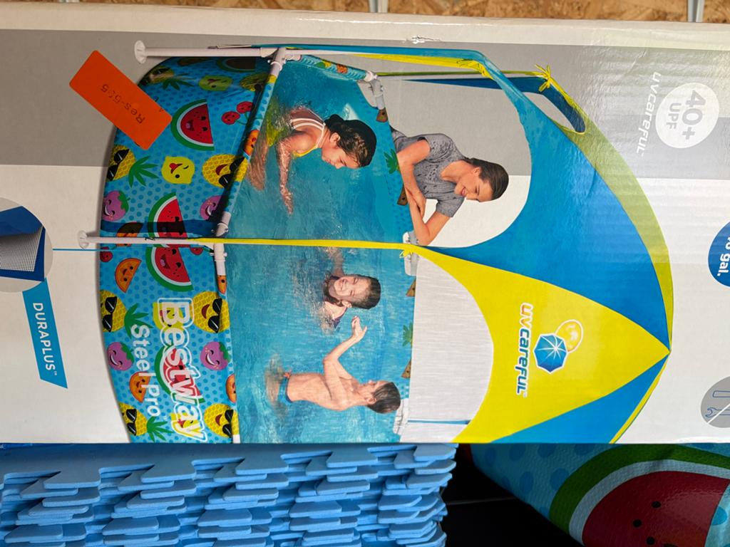 Kinder zwembad, Ophalen, Gebruikt, Rond, Opzetzwembad