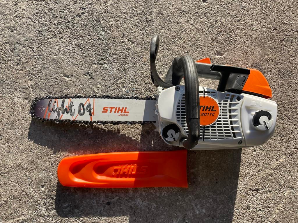 Tronçonneuse élagueuse stihl ms 201 tc-m comme neuve!!, Enlèvement, Comme neuf