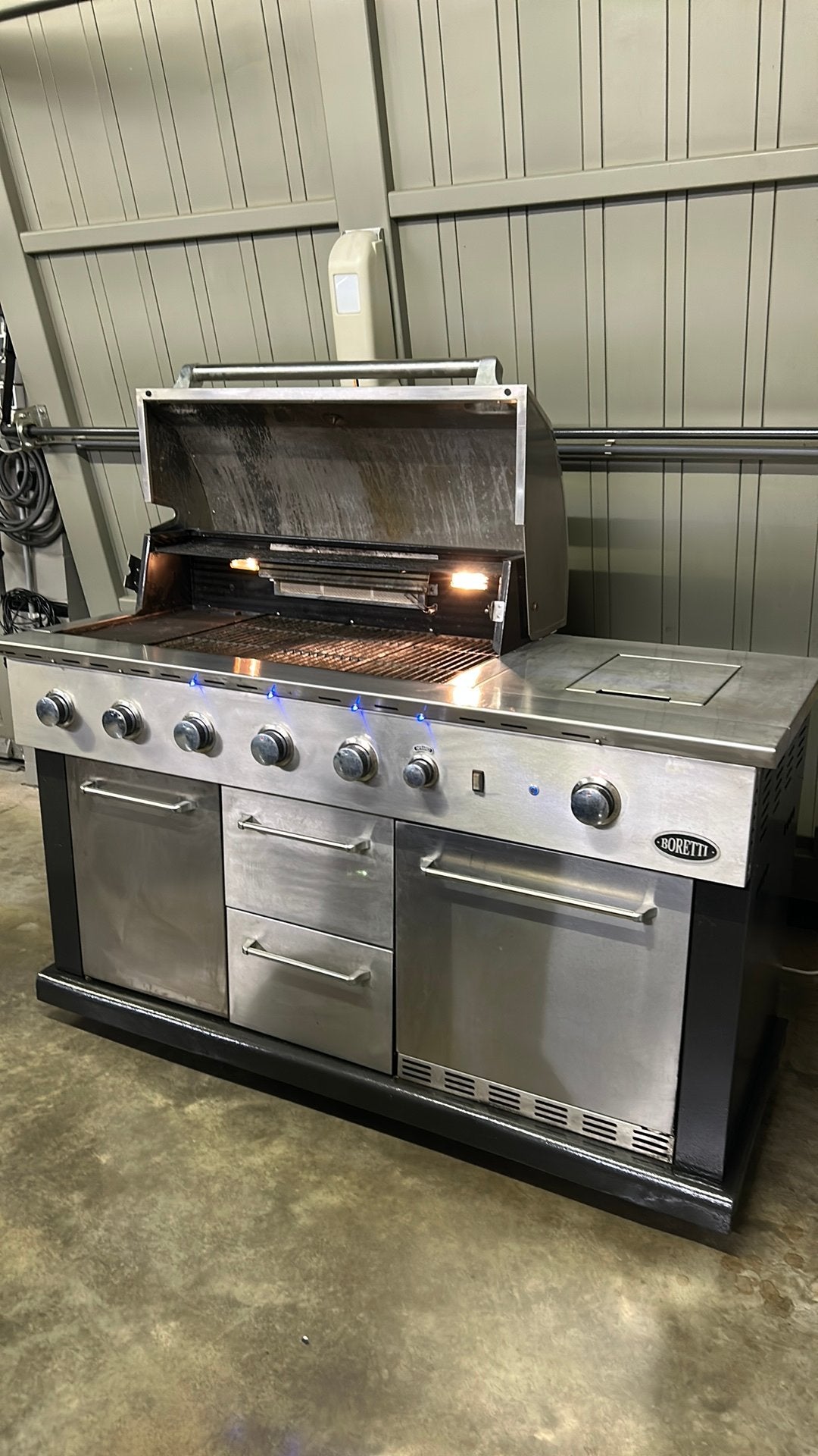 Boretti Luciano buitenkeuken gas barbecue, Ophalen, Zo goed als nieuw, Gas