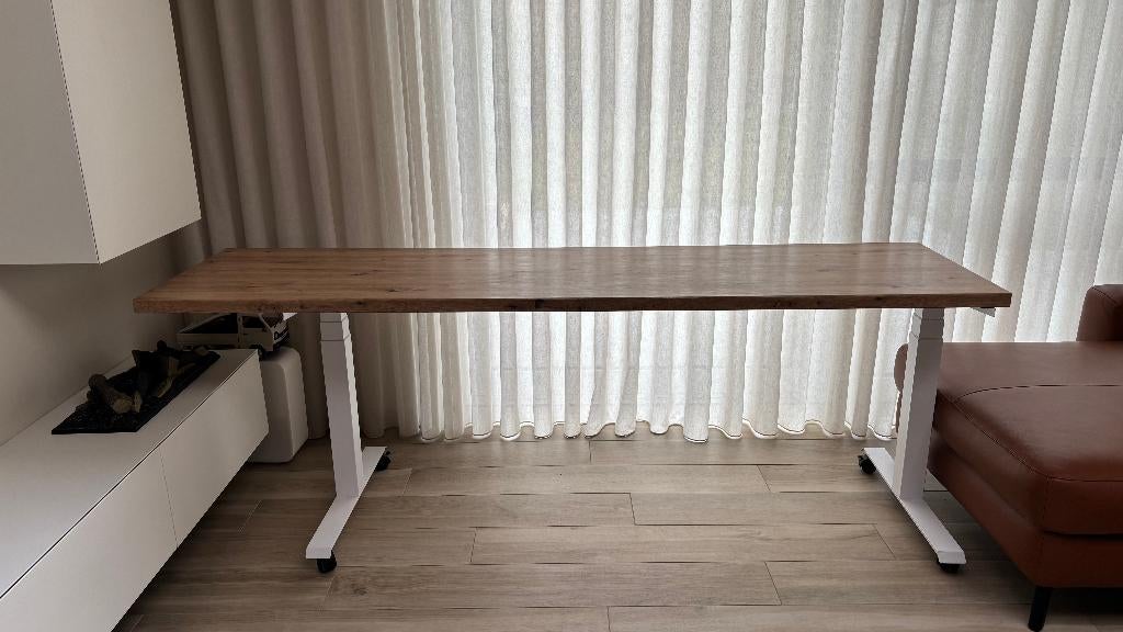 Werkblad eik 220X60X3,7, Doe-het-zelf en Bouw, Ophalen, Zo goed als nieuw