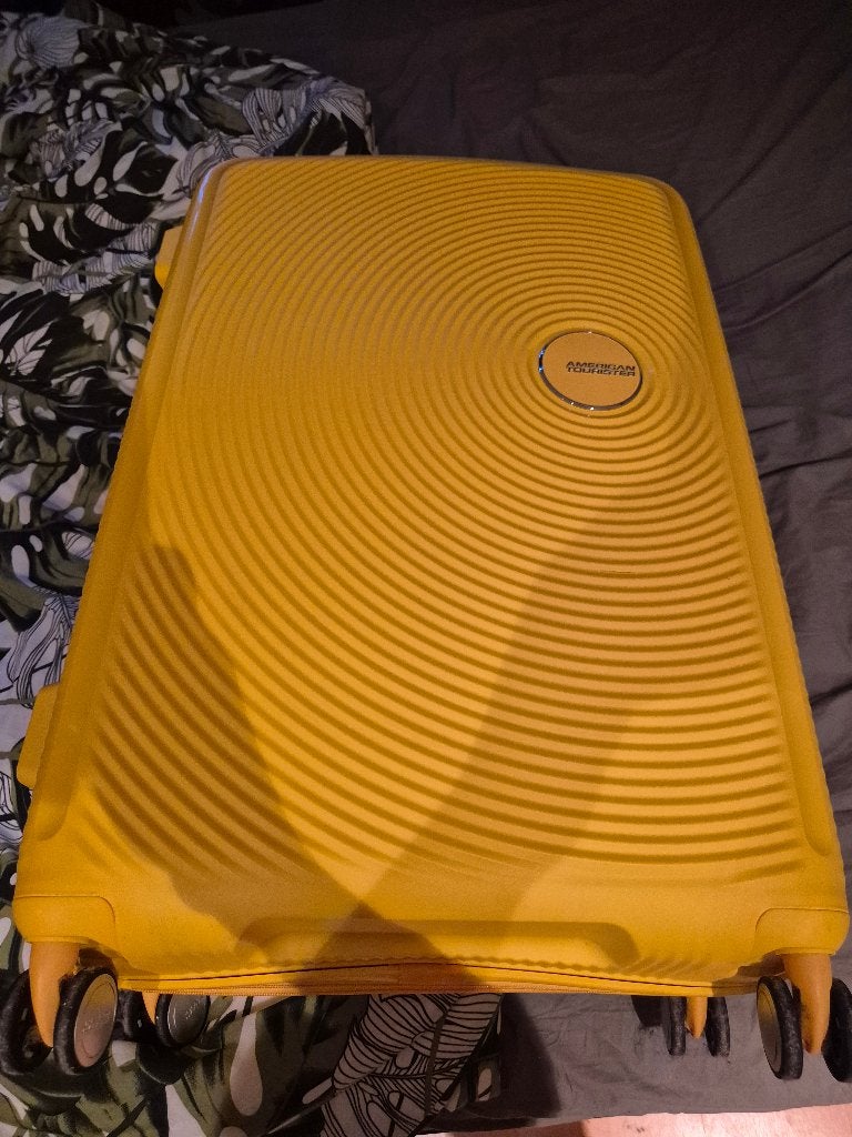 Koffer, Handtassen en Accessoires, Koffers, Ophalen, Uitschuifbare handgreep, Hard kunststof, 45 tot 55 cm
