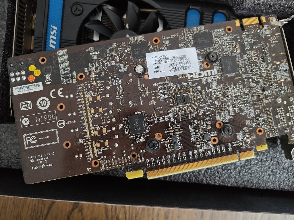 MSI GeForce GTX 660 2 Go (2 x, +pont SLI), Enlèvement, Utilisé, HDMI
