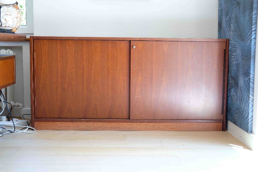 Buffet ou meuble bas TV/imprimante– 2 portes coulissantes, Maison & Meubles, Armoires | Buffets, 25 à 50 cm, Avec porte(s), Moins de 100 cm