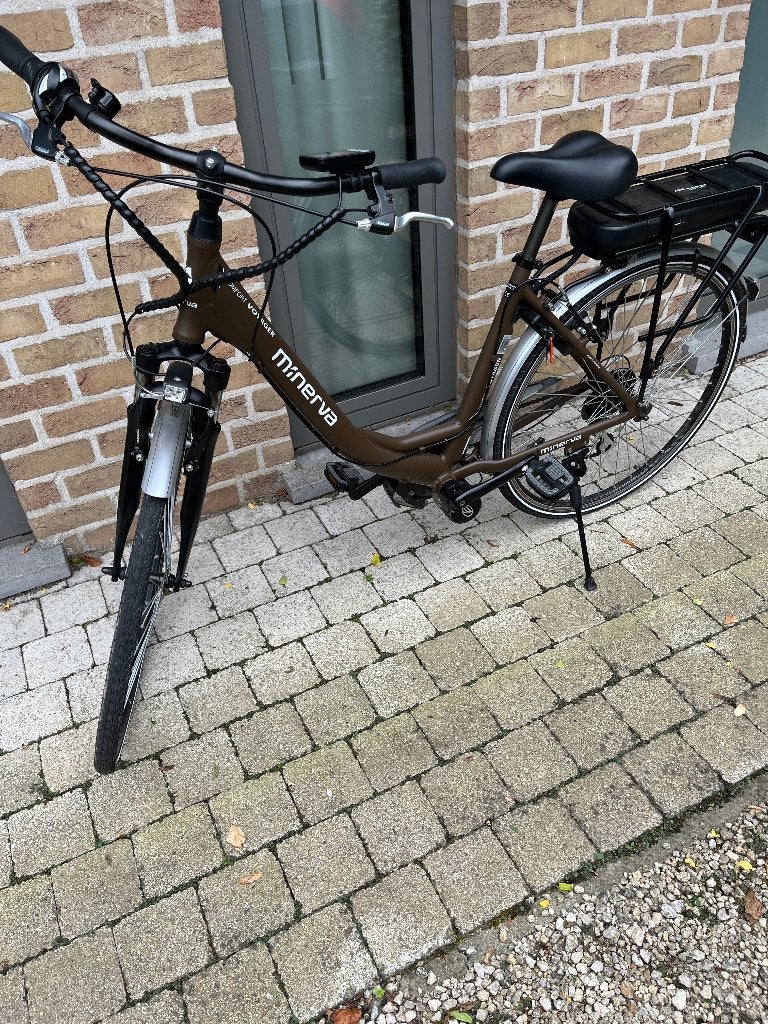 Electrische Damesfiets Minerva Comfort Voyager, Fietsen en Brommers, Ophalen, Zo goed als nieuw, Overige merken, Versnellingen