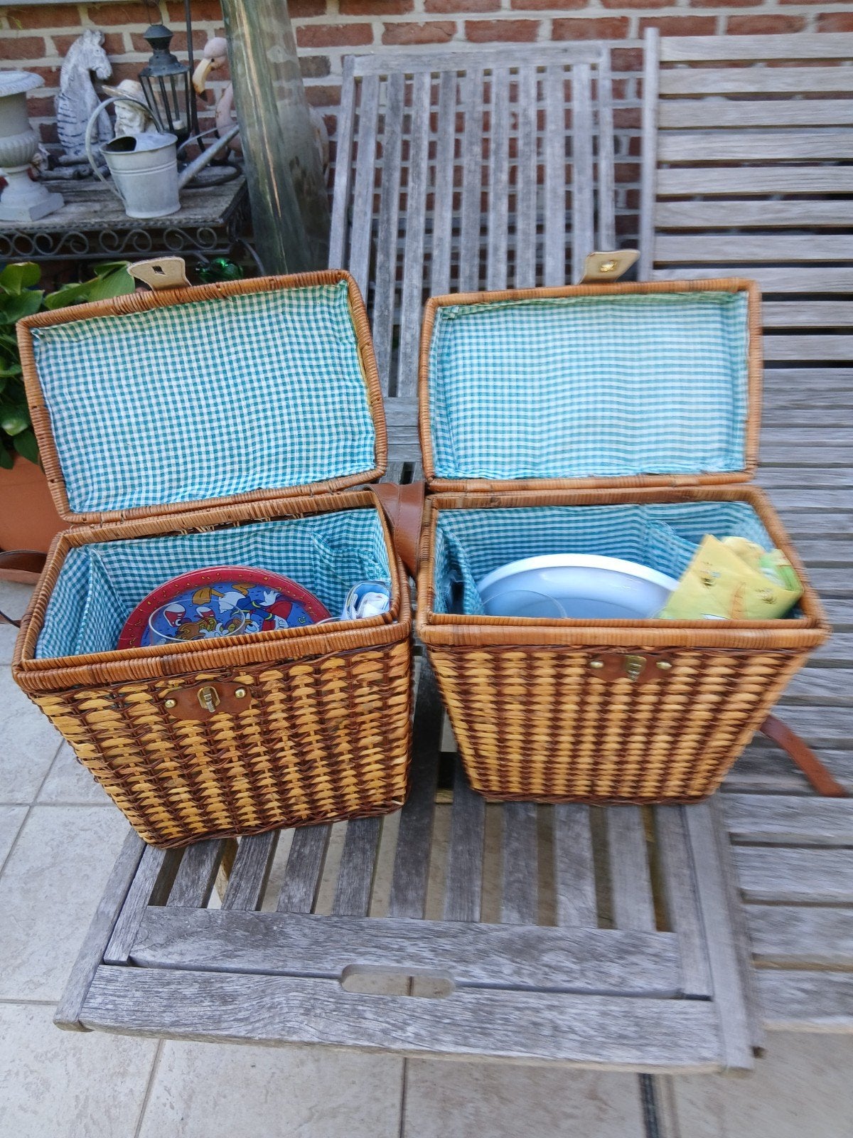 picknickmanden met riem, Hobby & Loisirs créatifs, Paniers de pique-nique, Enlèvement