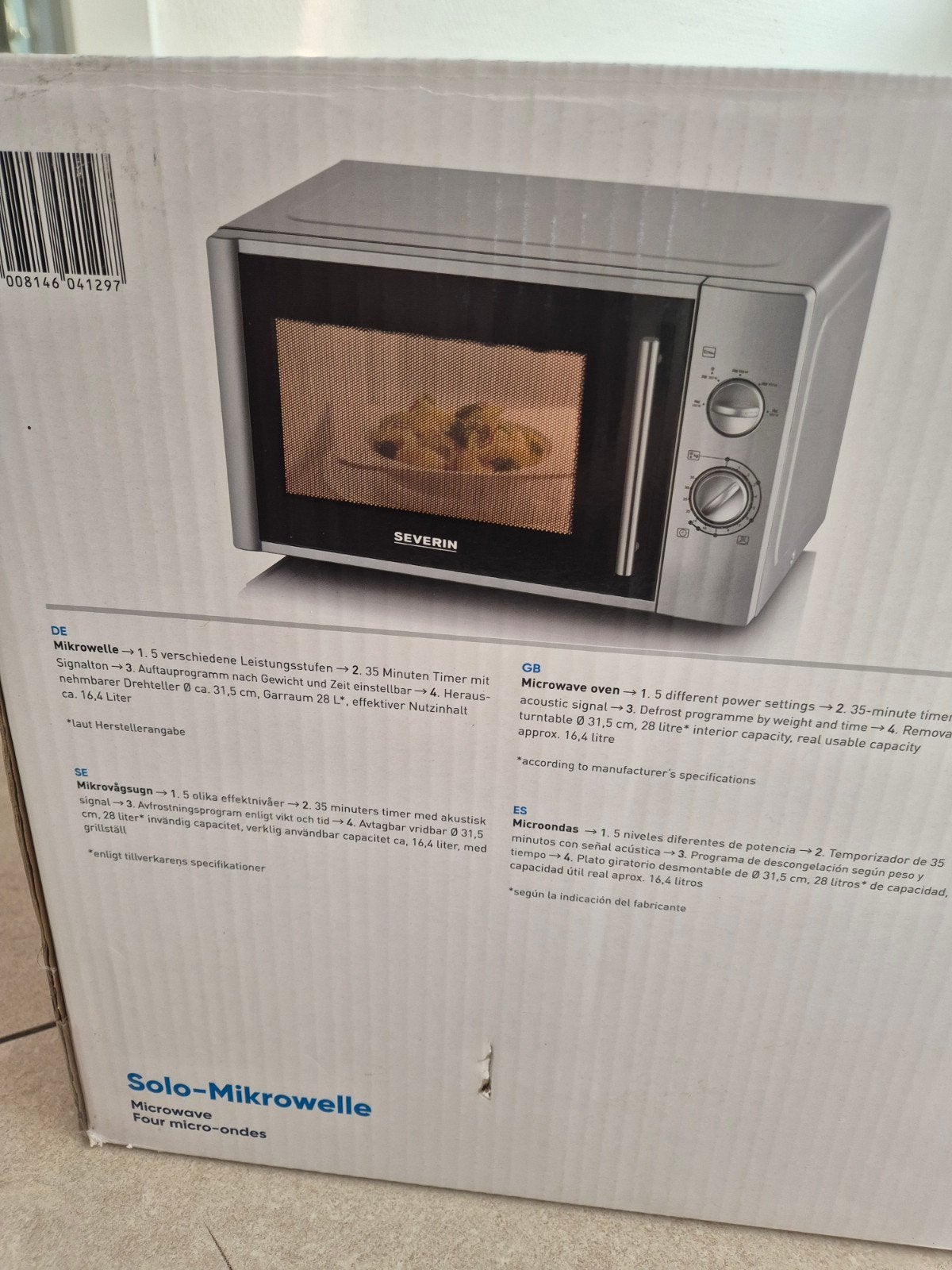 Microgolfoven 28 L, Elektronische apparatuur, Microgolfovens, Ophalen, Microgolfoven