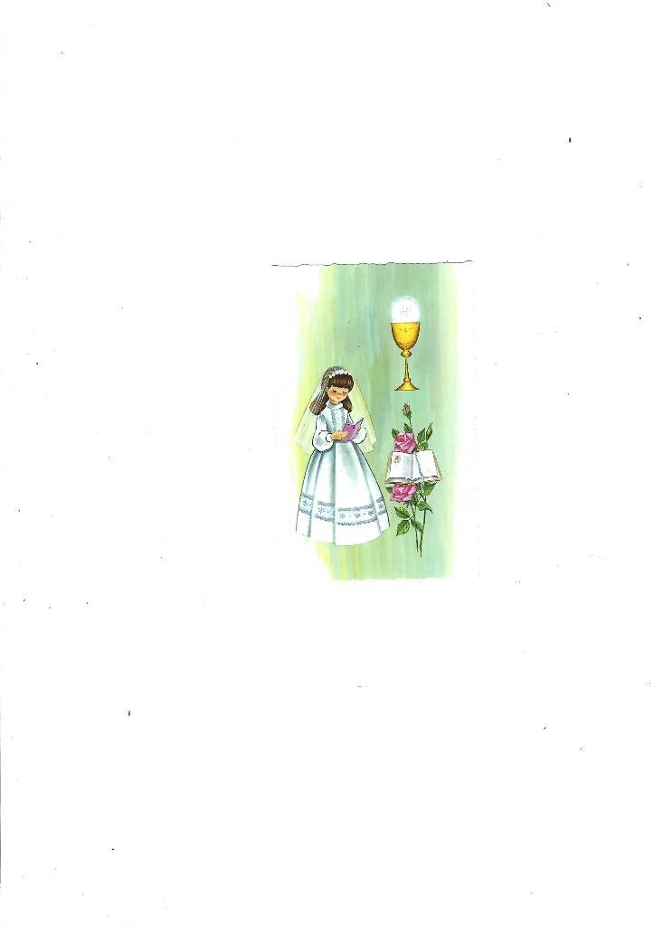 Souvenir de communion solennelle, Envoi