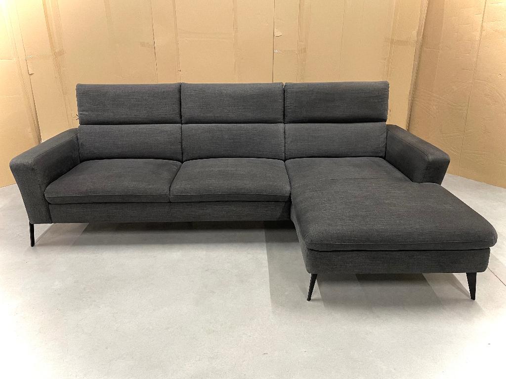 Hoeksalon met longchair - NIEUWSTAAT, Enlèvement, Comme neuf, Tissus