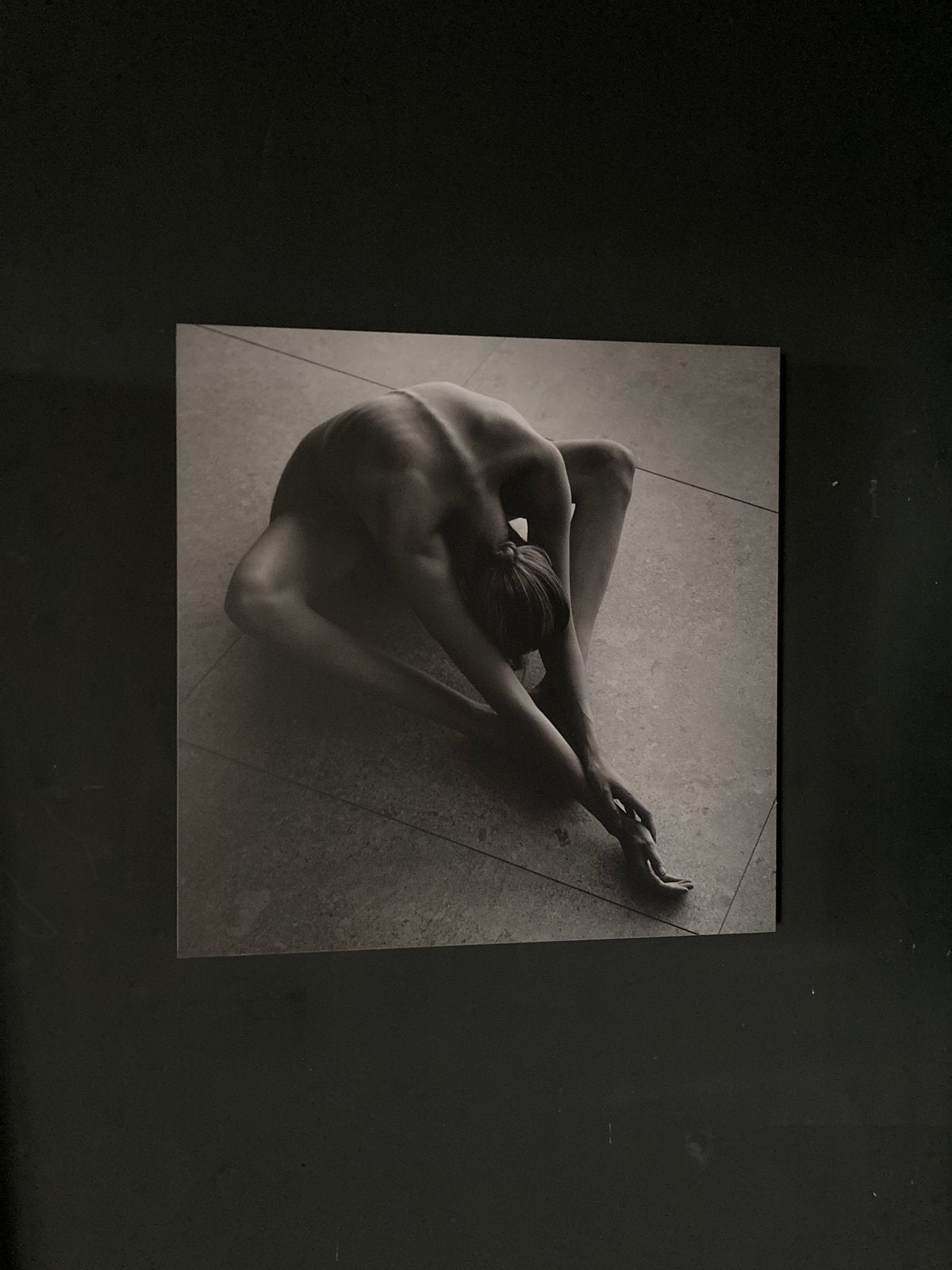 Artistiek naakt foto op dibond 80x80cm, Ophalen, Foto, Fotografie, Gesigneerd