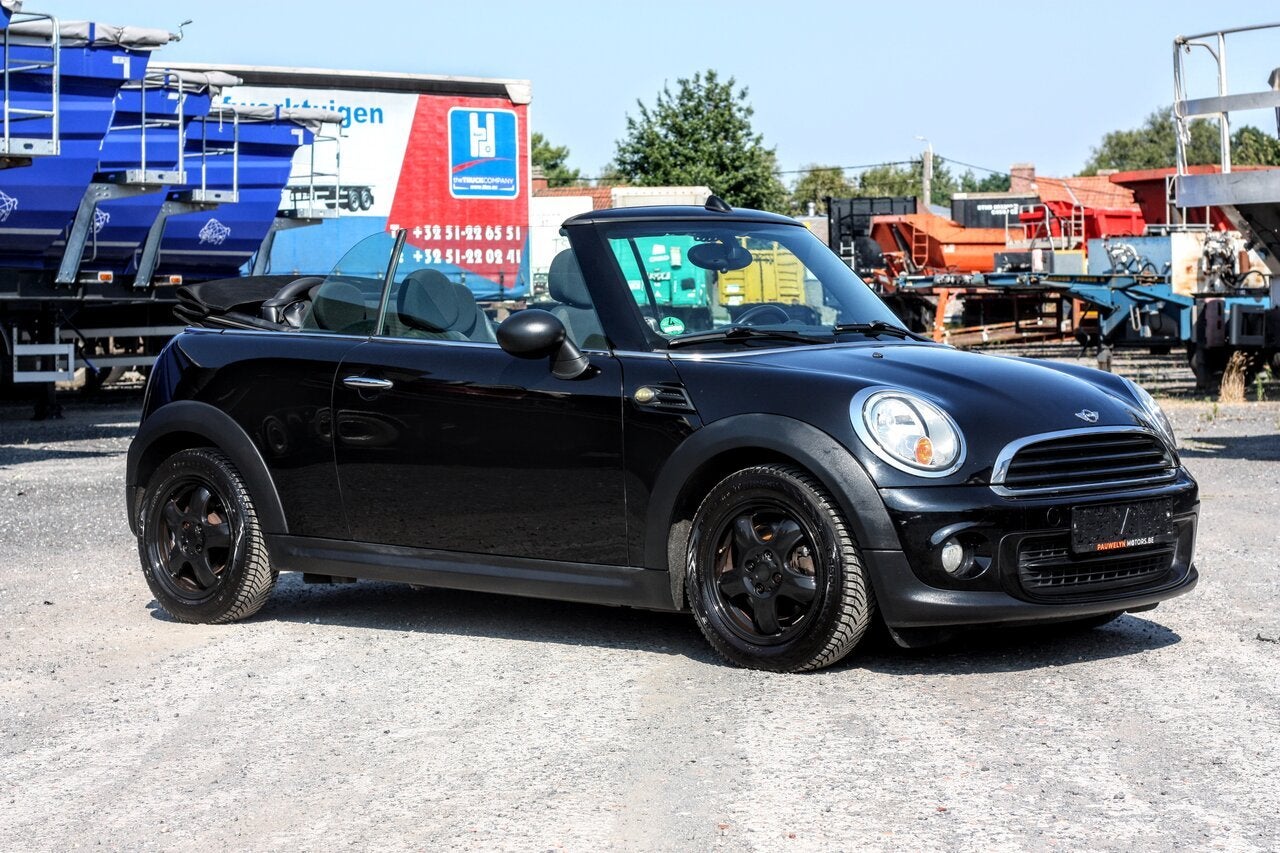 MINI One Cabrio 1.6i / AIRCO / ZETELVERW / PDC / CABRIO, Autos, Mini, 0 kg, Achat, Entreprise, Noir