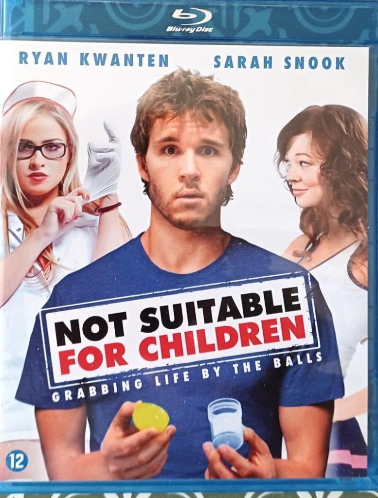 blu ray NOT SUITABLE FOR CHILDREN  RYAN KWANTEN .., CD & DVD, Enlèvement ou Envoi, Comme neuf
