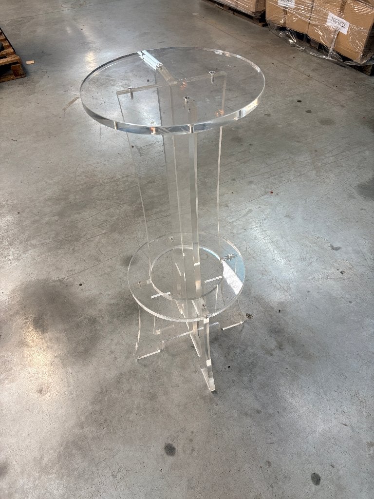 Designdisplay met hoge tafel transparant plexiglas van 15 mm, Zakelijke goederen, Kantoor en Winkelinrichting | Kantoormeubilair en Inrichting